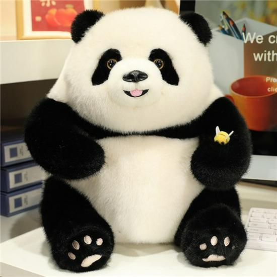 Giant Panda Plush Toy - Honey Panda Hug Pillow Gift for Girls 35 cm