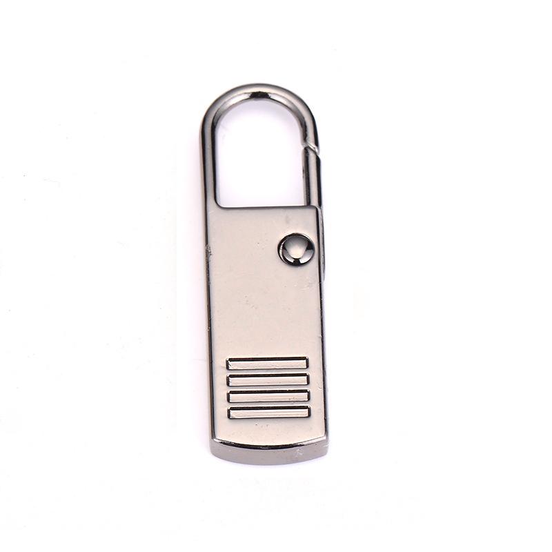 2Pcs Detachable Metal Zipper Head Pendant, Clothing Jacket Backpack Pull Tab, Universal Replacement Zipper Head Accessory