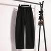 Autumn Spring Long Pants Sweatpants Women Harem Elastic Solid Waist Loose Pants