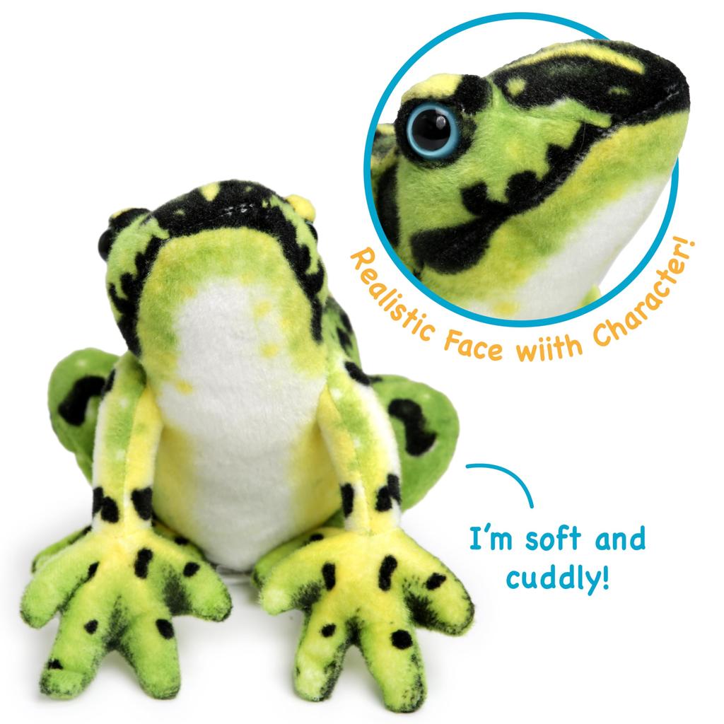 VIAHART Tiger Tale Toys Dart Tree Toad Plush Toy, Realistic 10-inch (26cm) Large Pet Frog [Official Japanese Product]