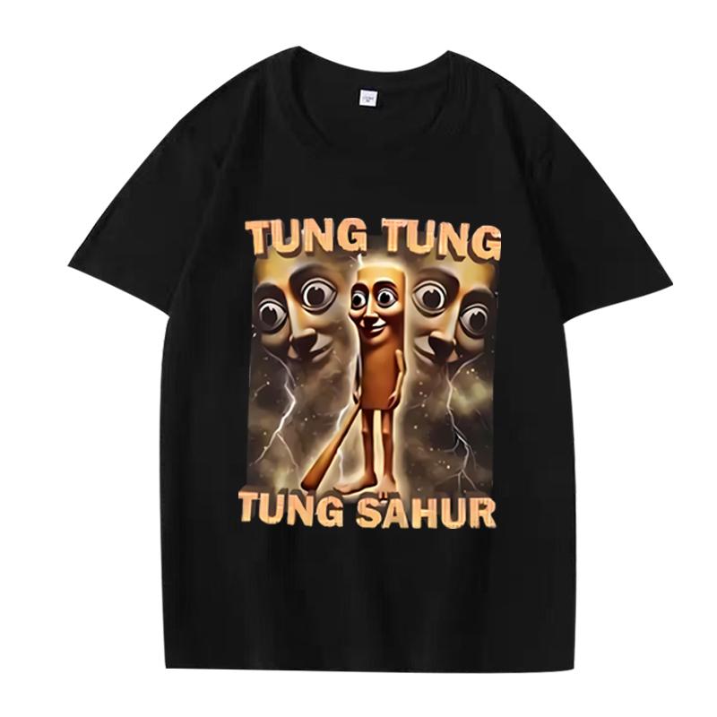 Italian Brainrot Funny Meme T Shirt Men Women Tralalero Tralala Tung Tung Tung Sahur Bombardiro Crocodilo Brr Brr Cappuccino Tee