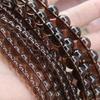 Natural Smoked Quartz Citrine Tea Crystal Round Beads 4-12mm for DIY Accessories