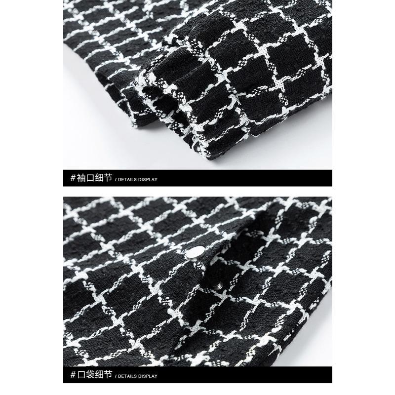 Men's spring and autumn new Korean woolen plaid men's jacket loose lapels casual jacket men's versatile