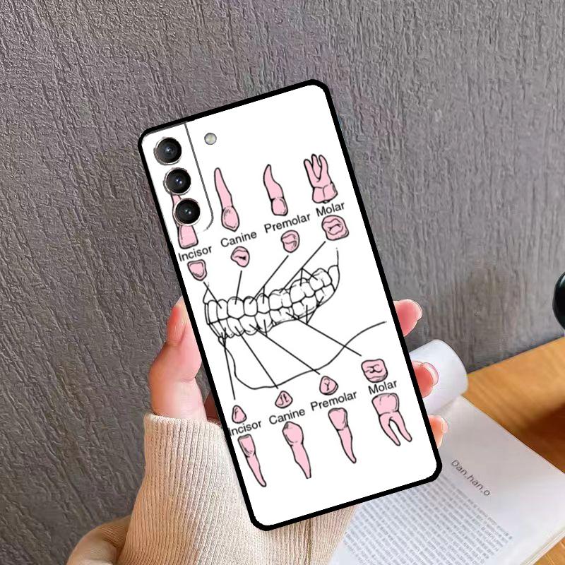 Dentist Dental Tooth Nurse Phone Case For Samsung Galaxy S25 S26 Ultra S20 S21 S22 S23 S24 Plus S10 S25 FE Back Cover
