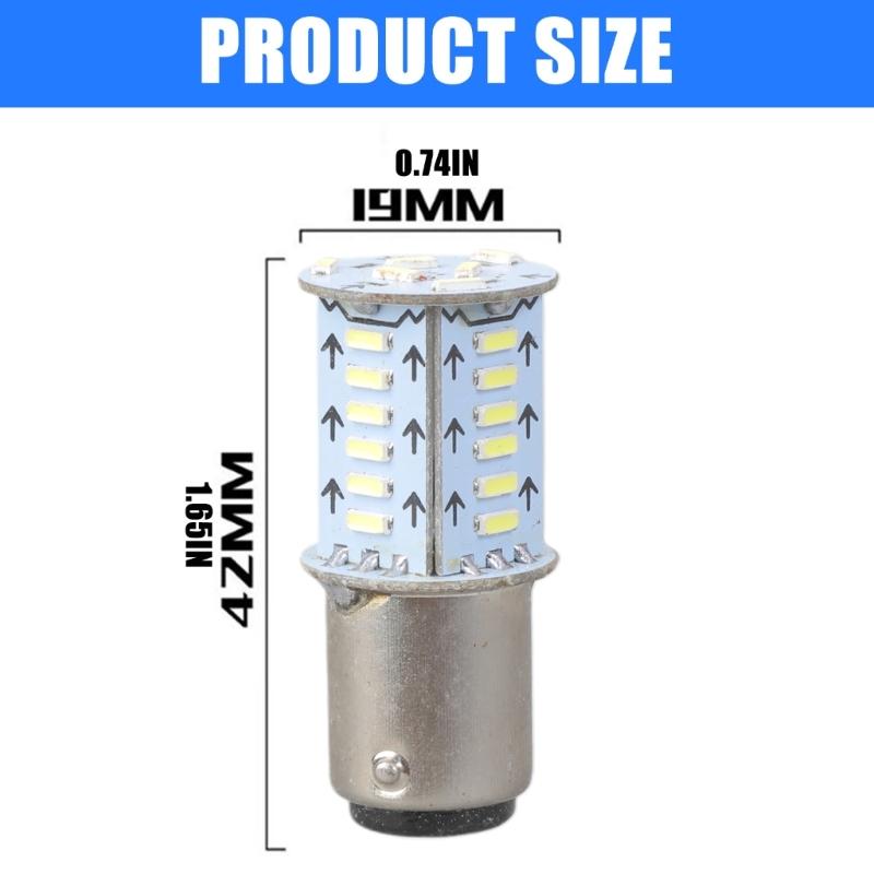 Motorcycle Brake Light High Brightness Lamp LED Low Energy Long Life Waterproof for Safe Riding Improve Night Visibility