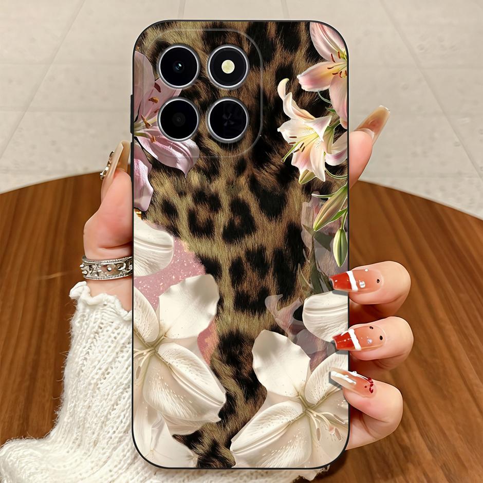 For Honor X6C X6B X6D X7D X7C Case Brilliant Flower Vintage Dyeing Anti-drop Simplicity Matte Shell For HonorX6C honorx7d Bumper