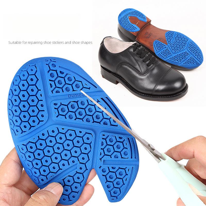 DIY Sports Sole Sticker Honeycomb Texture Rubber Anti-skid Heel Silent Repair Shoe Sticker Can Be Cut Sole Sticker Tool