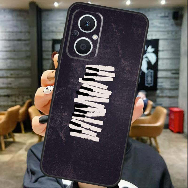 Minimalist Music Lover Case For OPPO Reno 13 F 12 F 11F 8T 7 8 10 11 Pro OPPO Find X8 Pro X6 X3 X5 Lite Cover Coque