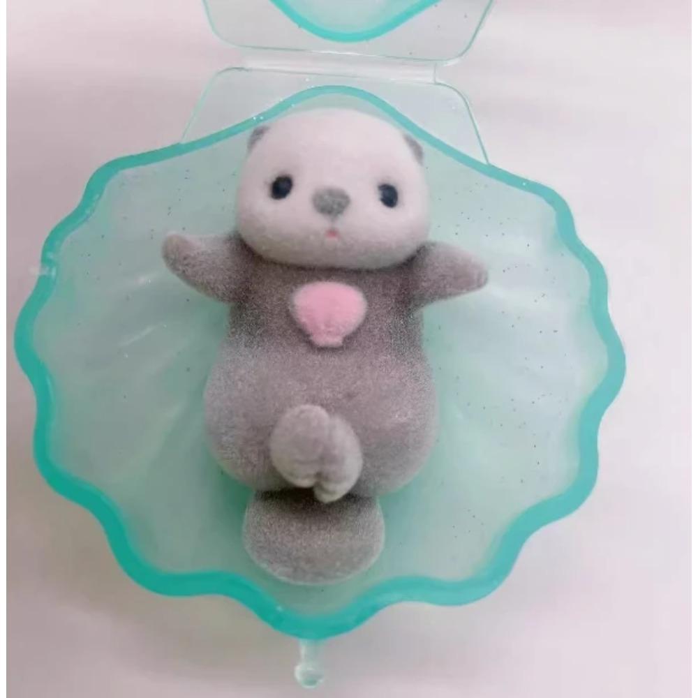 

Yell world капсульные игрушки Давайте свяжемся, чтобы не разлучиться каваи Пушистые флокированные морские выдры гася фигурки-украшения One Size