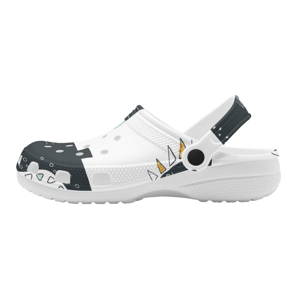 Casual Printed EVA Clogs Women Men Ventilated Lightweight Slip On Casual Shoes Soft Sole Summer Sandals Daily Leisure Wear