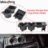 Consolă centrală neagră pentru mașină Suport pentru pahare de apă Suport pentru sticla de băuturi Tavă pentru monede pentru Bmw Seria 3 E46 323i 318I 320I 98-06