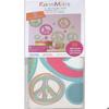 Stickers repositionnables motifs peace and love