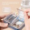 1pcs 4 In 1 Portable Pill Box Powder Tablet Grinder Powder Pill Cutter Medicine Splitter Box Multifunctional Pill Cutter Divider
