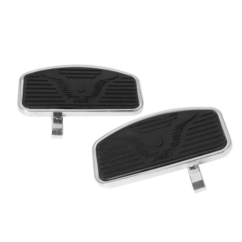 Universal Motorcycle Footpegs Harley Cruiser Chopper Bobber Custom Bikes Metal Rest Footboard