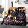 1pc Code Geass Blanket with Custom Name, Gift, for Men and Women, Soft Blanket, Good for Sofa Bed Couch Travel, Lightweight Flannel Blanket