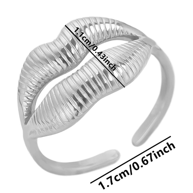 1/5pcs Silver Color Snake Beads Round Heart Stainless Steel Rings For Women Men Accessories Vintage Jewelry Finger Ring Anillos