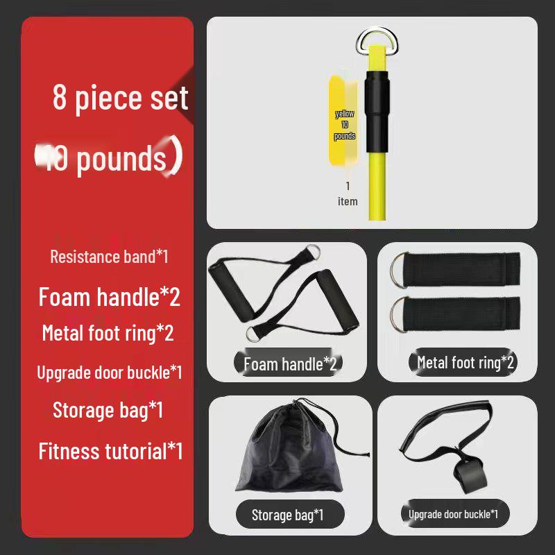 Elastic Resistance Band for Home Fitness and Chest Muscle Training