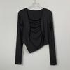 Korean Dongdaemun Sexy Pleated Camisole & Short Cardigan Two-Piece Set for Women