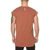 Men's Muscle Sleeveless Slim-Fit Cotton Tank for Fitness