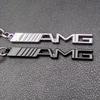 3D Metal Car Key Ring Pendant Leather Key Chain Accessories For Mercedes Benz W204 W205 W203 W211 W212 W213 W210 W124 W169 W176 CY9