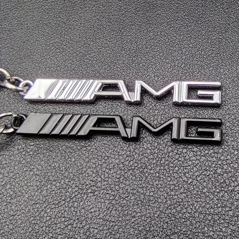 3D Metal Car Key Ring Pendant Leather Key Chain Accessories For Mercedes Benz W204 W205 W203 W211 W212 W213 W210 W124 W169 W176 CY9