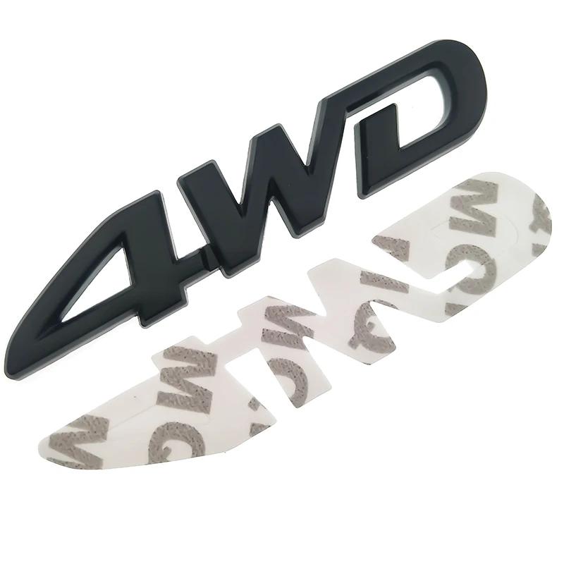

4WD Metal Sticker 3D Chrome Emblem 4X4 Badge Decal Car Styling for Honda CRV Accord Civic Suzuki Grand Vitara Swift SX4 Sticker чёрный