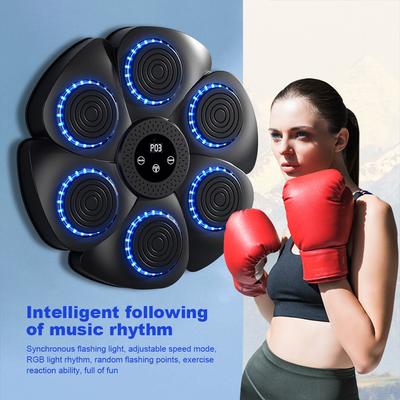 Inteligentna Ściana do Boksu Muzycznego Kompatybilna z Bluetooth Maszyna Bokserska Maszyna Bokserska ze Światłem RGB do Sportów Bokserskich Zwinność Reakcja