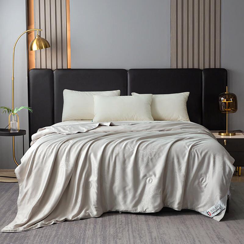 HONGSHIJIAFANG Luxurious Jacquard Mulberry Silk Quilt