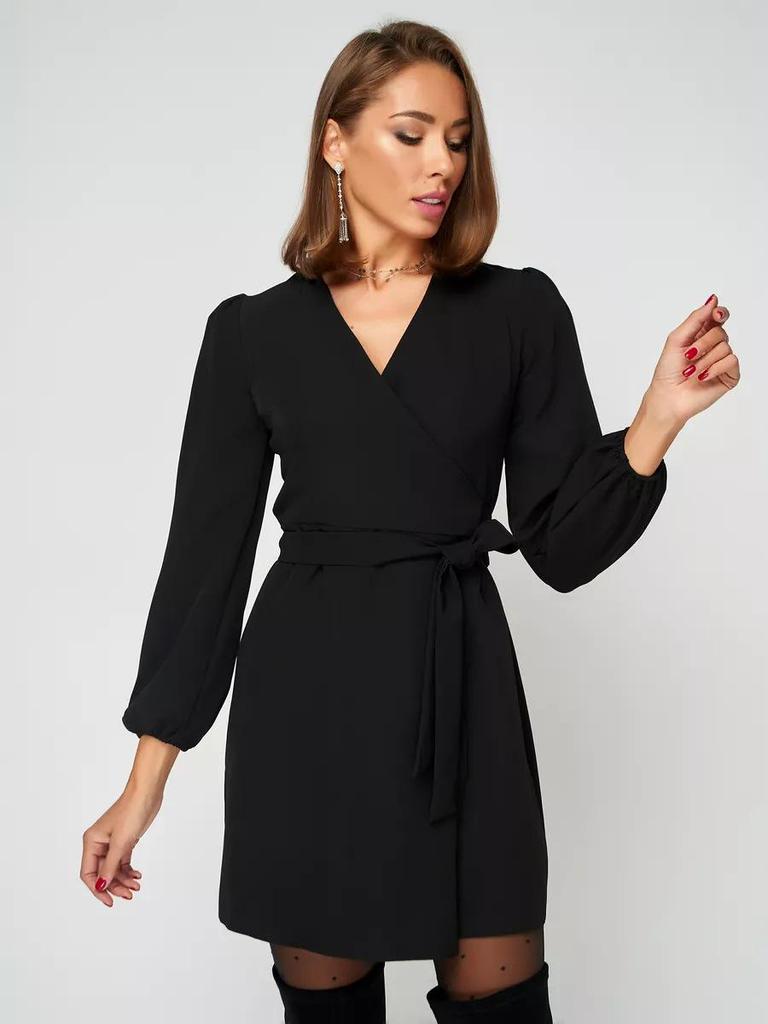 Women's 2024 Autumn/Winter V-Neck Long-Sleeve Cardigan Dress