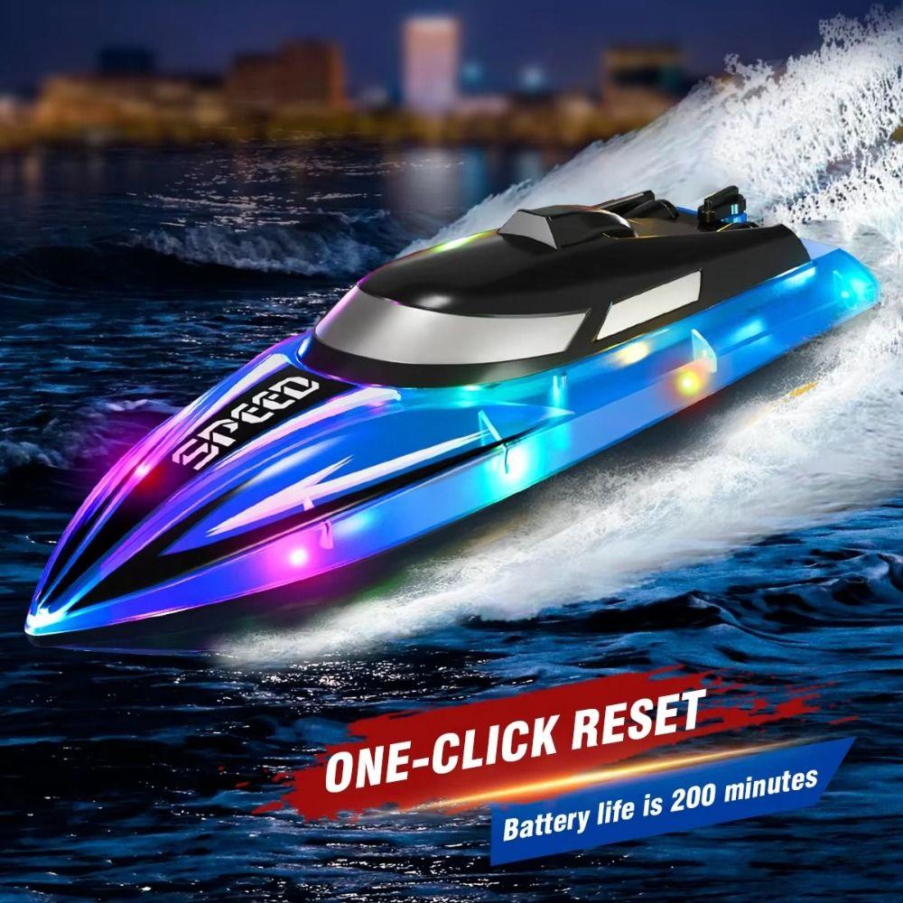 Dual Motors Remote Control Ship Toys Electric Watercraft Electric Yacht Boat  for Children