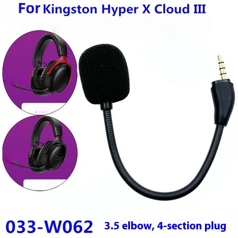 1Pcs Gaming Headsets Headphones For Kingston Hyperx Cloud 2 Ii X Core Pro Silver Cloudx Replacement Game Mic 3.5Mm Microphone