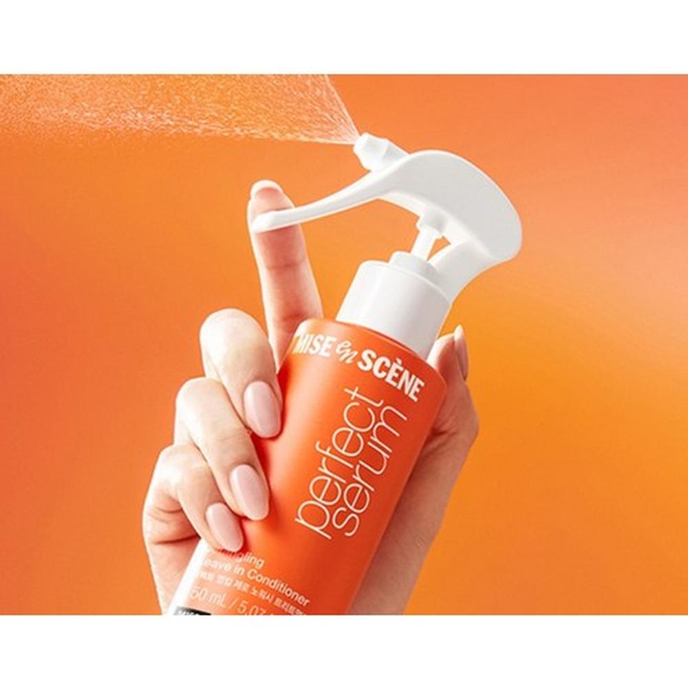 Mise En Scene Perfect Serum Mist No-Wash Hair Treatment 150ml – Lightweight Mist, Damage Care, Korean