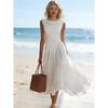 European and American Vacation Elegant Party Vacation Elegant Chiffon Dress New