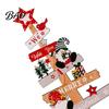 Handmade Xmas Table Centerpieces Christmas Tree Ornament, Wooden Letter Sign Decorative Ornaments Compact Stable Party Supplies for Holiday Home Decor