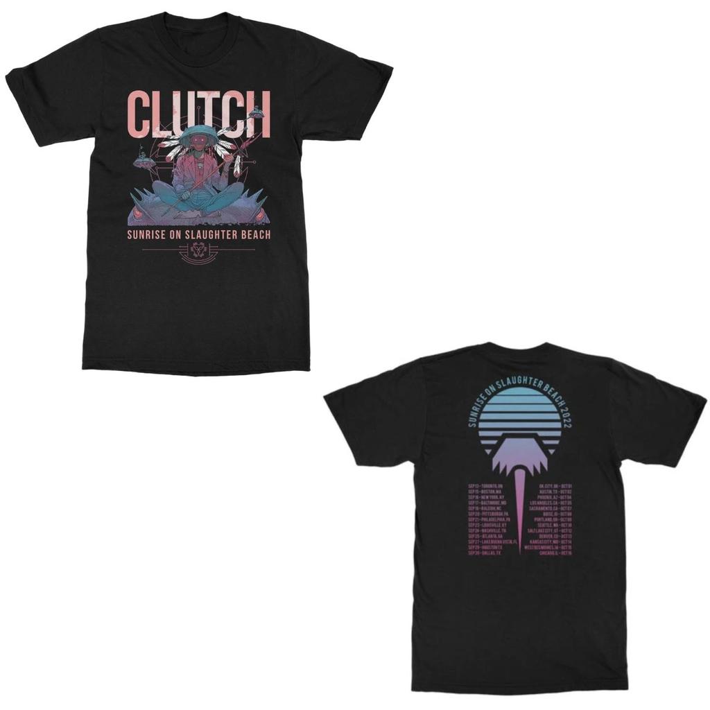 2026 Summer New Clutch Band Graphic Tshirt Unisex Summer Short Sleeve Fashion Tee Luxury Casual Vintage Retro Top