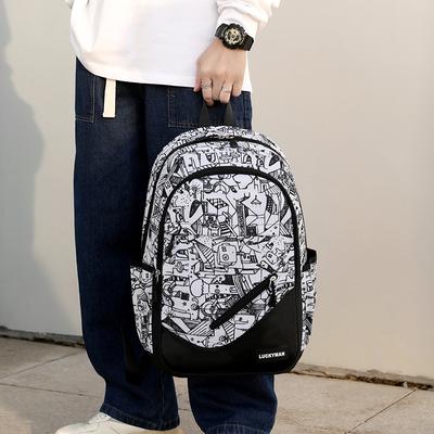 Student Schoolbag Men's Large Capacity Backpack