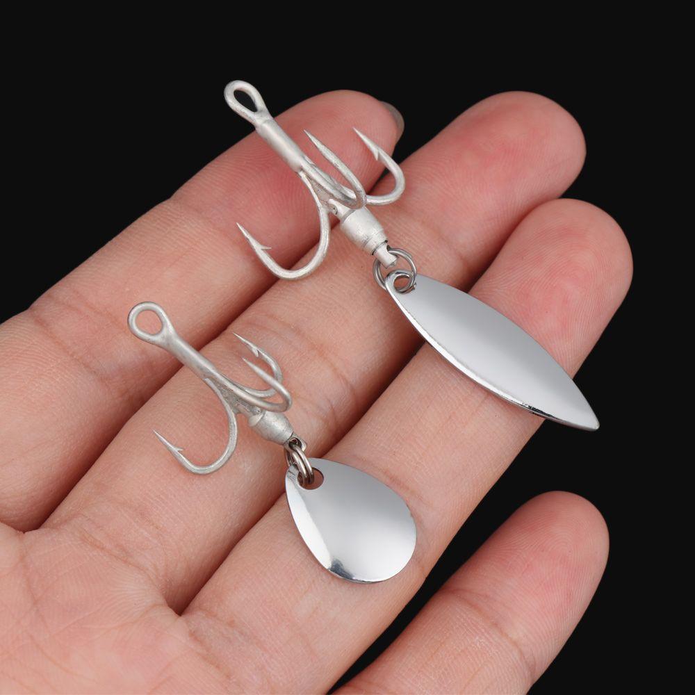 HOT Sharp Back Thorn Fishing Hook with Sequin Carbon Steel Jigging Bait Turn Ring Sequins