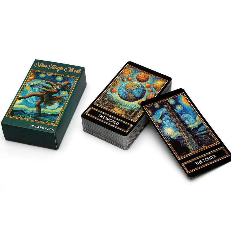 Van Gogh Tarot Deck 78 Tarot Karten 10.3*6cm Abbildung Wahrsagerei Weisheit Oracle Karten