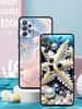 Ocean Coastal Seashell Seaweed Pattern Phone Case for Samsung Galaxy A55 A35 A15 A14 A13 A25 A54 A51 A71 A72 A73 A32 5G Soft TPU