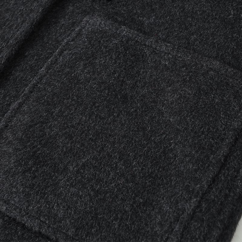 Middle Age Women's Long Wool Coats and Mixtures Plus Size Autumn Outerwears Elegant Loose Lady Jackets