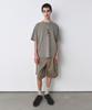INSILENCE Faded Graphic T-Shirt Beige