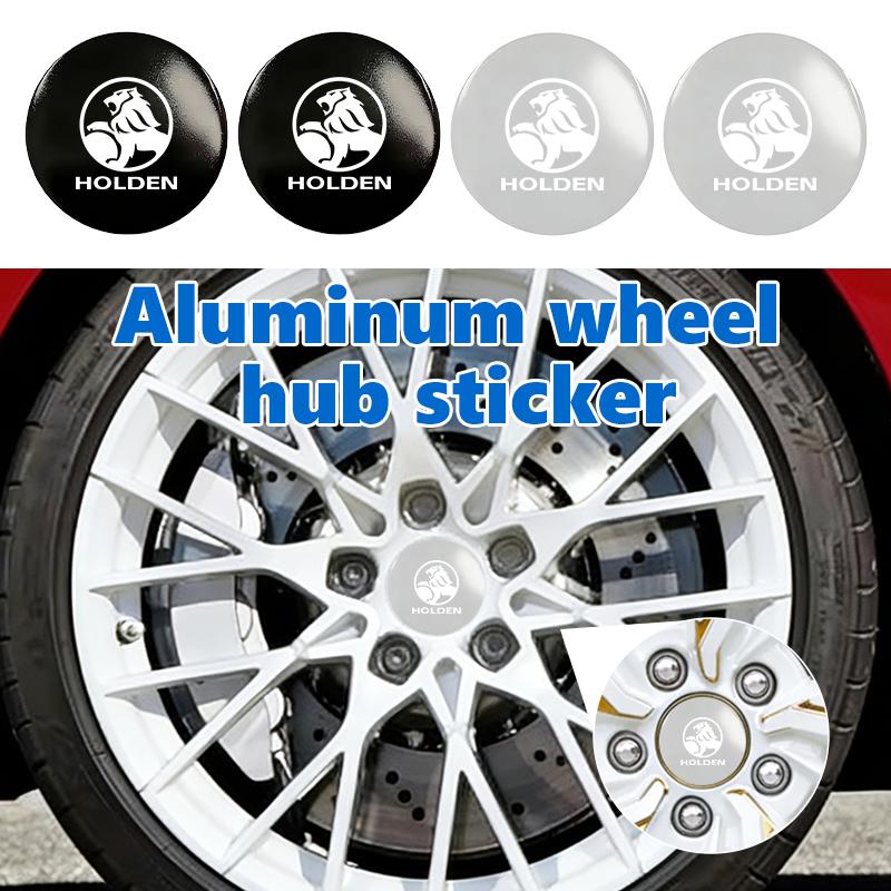 For Holden 4pcs 3D Car Logo Wheel Center Hub Cap Dust-proof Badge Sticker Colorado Captiva Commodor VT VX VU VY VZ HSV Astra