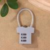 3 Digit Zinc Alloy Password Lock Steel Wire Security Lock Suitcase Luggage Anti-Theft Coded Lock Cupboard Cabinet Locker Padlock