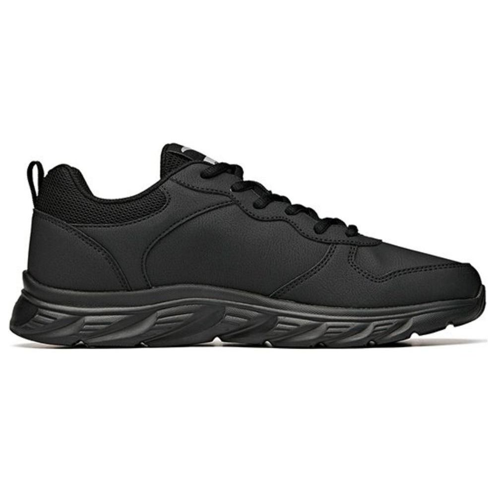 ANTA Men Lightweight Cushioning Breathable Running Shoes Pure Black 912035542-4