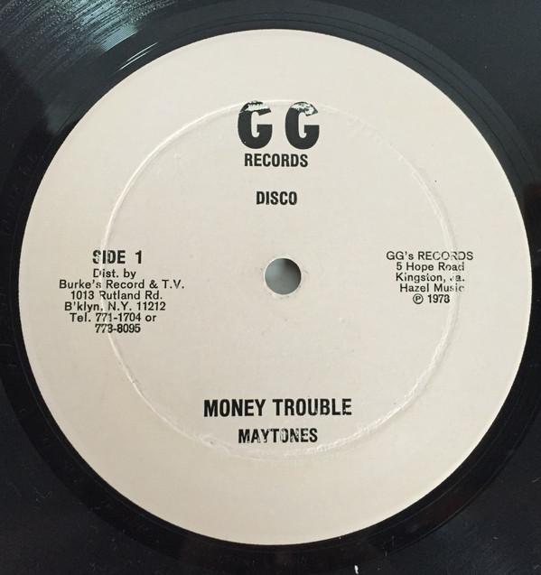 

12-дюймовая пластинка MAYTONES G.G. ALLSTARS Money Trouble Dub Money NONE GGs Records 1978 Не Япония Регги Ска Даб Б/у