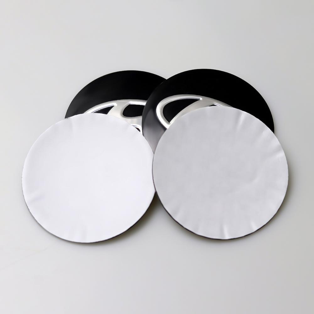 Car Styling 4PCS 56mm Car Tire Hub Center Cap Decoration Stickers For Hyundai Tucson Solaris Kona Accent I20 I30 IX35 Mistra I10 TT34