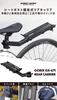 GORIX Bicycle Rear Carrier, Seatpost Mount, for Road Bikes, Cross Bikes, and Mountain Bikes, Black Frame, Aftermarket Bicycle Carrier (GX-671)