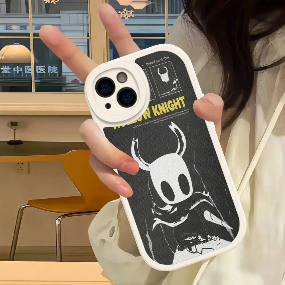 

Hollow Knights Cartoon Phone Case Hard Leather For IPhone 14 13 16 Mini 15 14 11 12 Pro Max Plus Fundas iphone 13pro