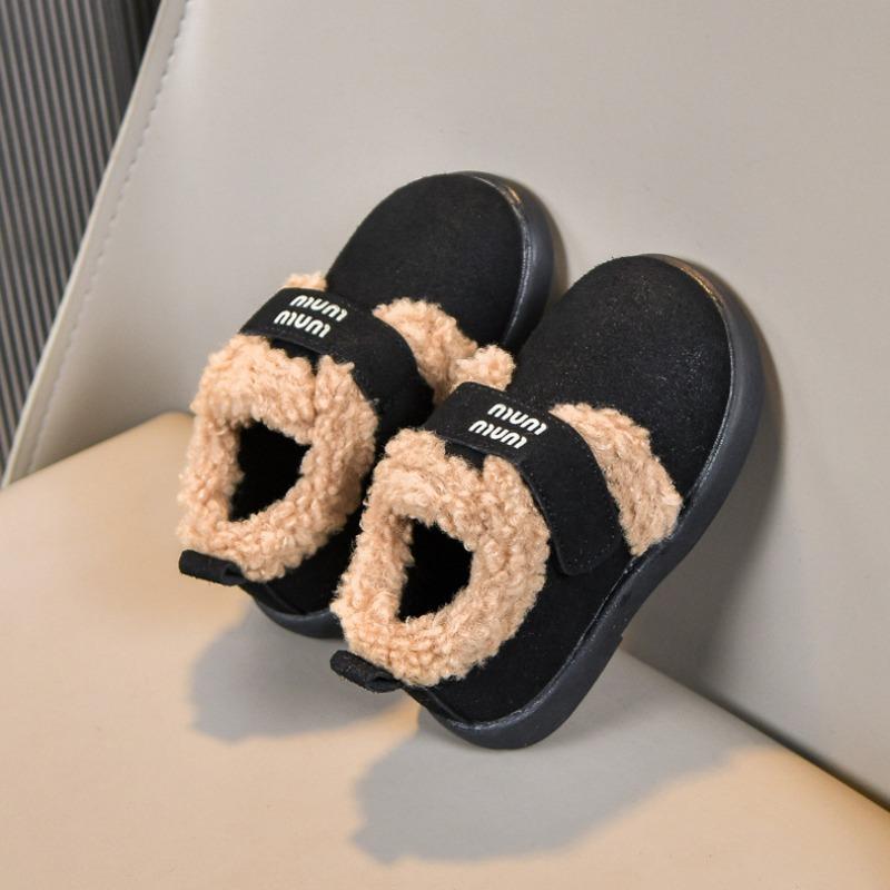 Children's Fleece-Lined Board Shoes | Fashionable Winter Boots for Boys & Girls Casual Kids Shoes Comfortable Walking Shoes