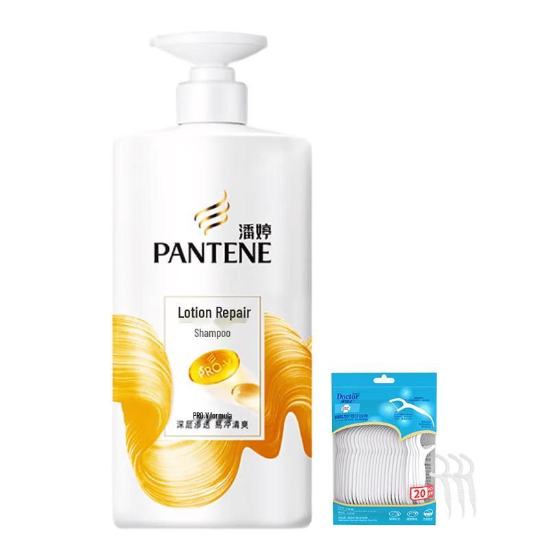 Dental Floss Picks & Pantene Shampoo Bundle